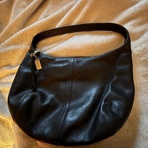 Coach Black Leather Ergo Y2K Rare like new condition